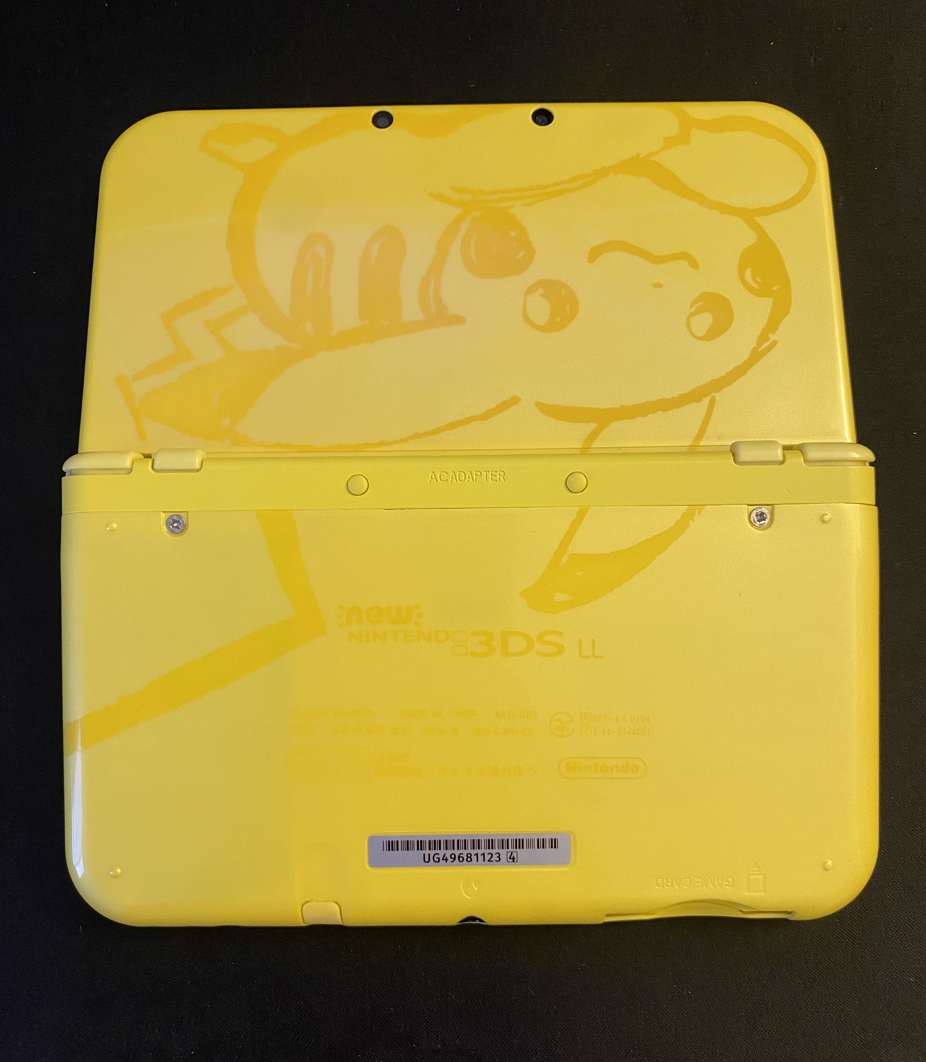 Refurbished New Nintendo 3DS LL with Pikachu Shell